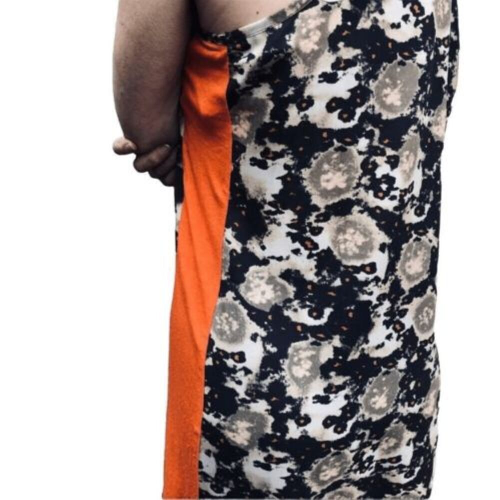 CUBIT Camo & Orange Racer Back Maxi Dress — Junior's SZ M (see measurements) - Picture 10 of 11